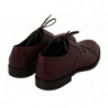Scarpe formali derby in pelle rossa bordeaux - EU40/US7