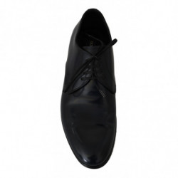 Scarpe da uomo formali derby in pelle blu - EU39/US6