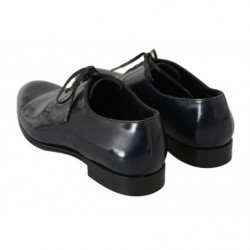 Scarpe da uomo formali derby in pelle blu - EU39/US6