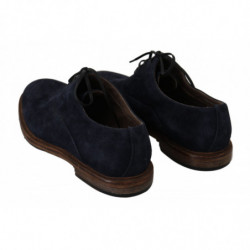 Scarpe derby in pelle di capra Marsala in pelle blu - EU41/US8