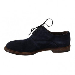 Scarpe derby in pelle di capra Marsala in pelle blu - EU41/US8