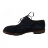Scarpe derby in pelle di capra Marsala in pelle blu - EU41/US8