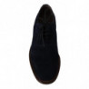 Scarpe derby in pelle di capra Marsala in pelle blu - EU41/US8