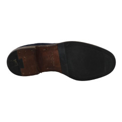 Scarpe derby in pelle di capra Marsala in pelle blu - EU41/US8