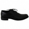 Scarpe eleganti Oxford con punta alare in pelle nera - EU39/US6