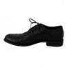 Scarpe eleganti Oxford con punta alare in pelle nera - EU39/US6