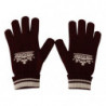 Guanti in cashmere con corona con logo D&G rosso bianco - 7 - S
