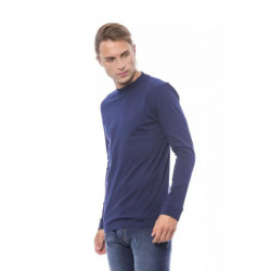Maglione in cotone blu - XL