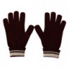 Guanti in cashmere con corona con logo D&G rosso bianco - 9-L