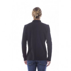 Polo in cotone nero - L