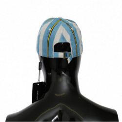 Berretto da baseball in cotone a righe multicolori - 57 CM-S