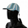 Berretto da baseball in cotone a righe multicolori - 57 CM-S