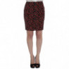 Abito floreale multicolor nero - L