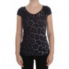 Top in camicetta con t-shirt modale leopardata grigia - IT46 - L