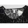 Top in camicetta con t-shirt modale leopardata grigia - IT46 - L