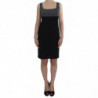 Completo abito tubino elasticizzato nero e maglione - IT46 - L