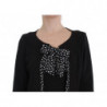 Completo abito tubino elasticizzato nero e maglione - IT52 - XL