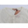 Cardigan maglione in misto lana bianca - IT44 - M