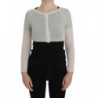 Cardigan maglione in misto lana bianca - IT46 - L