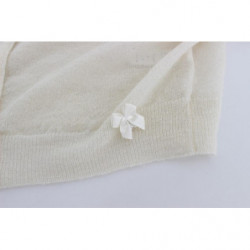 Cardigan maglione in misto lana bianca - IT46 - L