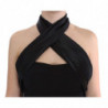 Camicetta con top avvolgente al collo nero - IT44-L