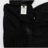 Camicetta con top avvolgente al collo nero - IT44-L