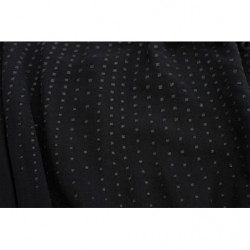 Camicetta con top avvolgente al collo nero - IT44-L