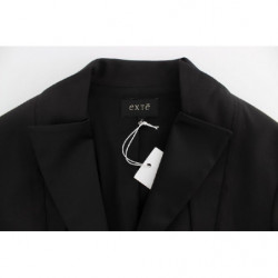Giacca blazer monopetto elasticizzata nera - IT46-XL