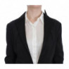 Giacca blazer monopetto elasticizzata nera - IT44-L