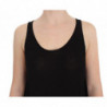 Camicetta senza maniche elasticizzata nera - IT46 - L