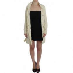 Cappotto trench resistente alle intemperie beige - S