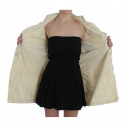 Cappotto trench resistente alle intemperie beige - S