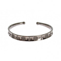 Bracciale rigido in argento...