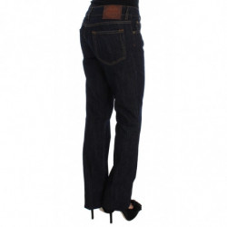 Jeans stretch dal taglio dritto in cotone blu - W26
