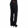Jeans stretch dal taglio dritto in cotone blu - W26