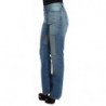 Jeans bootcut slim fit in cotone lavato blu - W26