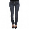 Jeans slim fit in misto cotone lavaggio blu - W25