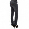 Jeans slim fit in misto cotone lavaggio blu - W25