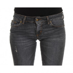 Jeans slim fit in misto cotone lavaggio blu - W25