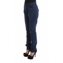 Jeans in denim di misto cotone blu - W33