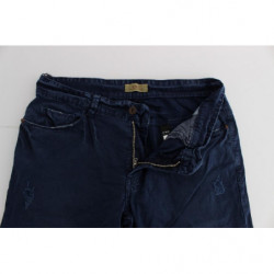 Jeans in denim di misto cotone blu - W33