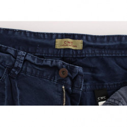 Jeans in denim di misto cotone blu - W33