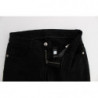 Jeans bootcut slim fit in cotone nero - W25