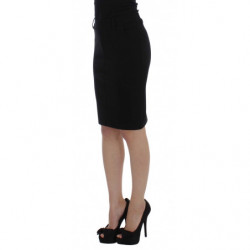 Gonna a tubino dritta nera - IT48 - XL