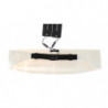 Cintura da fumo bianca in seta - IT52 - XL