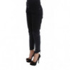 Jeans cropped slim fit in cotone nero - W26