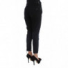 Jeans cropped slim fit in cotone nero - W26
