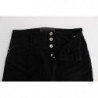 Jeans cropped slim fit in cotone nero - W26