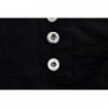Jeans cropped slim fit in cotone nero - W26