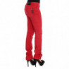 Jeans super slim fit in misto cotone rosso - W29
